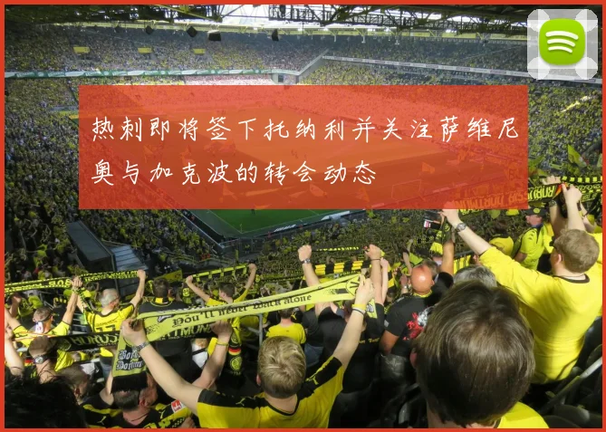 热刺即将签下托纳利并关注萨维尼奥与加克波的转会动态